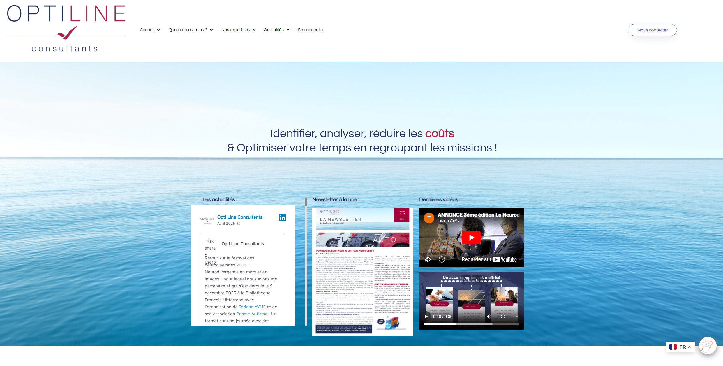 Capture Opti-Line — opti-line.fr